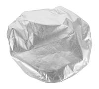 Kichvoe Housse de Volant Pare-Soleil en Film Aluminium 34 Cm, Protection Thermique Anti-UV Résistante à l'usure pour Voiture, Accessoire Pliable Pratique pour Véhicule, Protège Volant