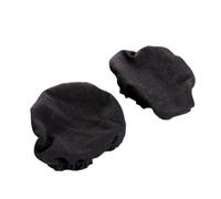 Kichvoe Housse en Tissu Extensible pour Casque Audio Noir, Protection Anti-poussière et Séchage Rapide, Compatible Casques de Jeu et Écouteurs, 1 Paire