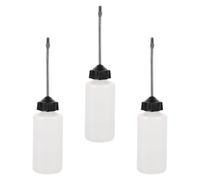 Kichvoe Huileur Vide Lot de 3 Bouteilles en Plastique pour Machine à Coudre Pratiques Bec pour Distribution Précise D'huile lors de Travaux de Couture