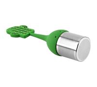 Kichvoe Infuseur à Thé en Inox de Cactus Mignon Silicone Alimentaire, Passoire à Thé Réutilisable pour Feuilles en Vrac, Accessoire Infusion Léger et Portable pour Maison et Bureau