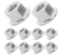 Kichvoe Kit 15 Pièces Écrous de Barre Tronçonneuse 530015917 Jeu D'écrous de Fixation de Guide-chaîne, Adaptateur Perçage, Accessoires de Rechange pour Outils Jardin Électrique