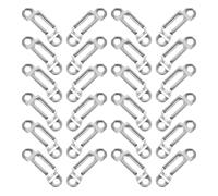 Kichvoe Kit de Fixation pour Meubles en Acier Inoxydable Argenté, Boucle de Réparation Invisible, Fixation Fiable et Facile à Retirer pour Assemblage de Meubles et Armoires