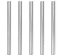 Kichvoe Kit de Réparation pour Mâts de Tente 5pcs en Alliage D'aluminium Argenté, Solution Rapide et Installation Facile pour Aventures en Plein Air et Camping