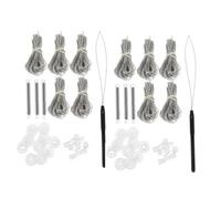 Kichvoe Kit de Réparation pour Stores Plissés de Camping-Car, 2 Sets en Plastique Léger, Protection Solaire Complète pour Fenêtres de Véhicule en Voyage D'