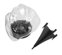 Kichvoe Lampes Solaires de Jardin de Galets Transparentes, Éclairage Extérieur à LED Capteur Automatique, Dimensions 13,5 X 11,6 Cm, pour Allées et Pelouses, Éclairage Paysager Décoratif