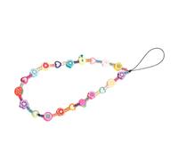 Kichvoe Lanière pour Téléphone en Pâte Polymère, Cordon Suspendu Décoratif, Chaîne Porte-clés Légère, Accessoire Polyvalent pour Téléphone Portable, Bracelet de Poignet, pour Usage