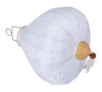 Kichvoe Lanterne Décorative en Tissu Armature en Fil de Fer, Style Vintage Élégant, Facile à Utiliser pour Jardin et Extérieur, Design Traditionnel Charmant