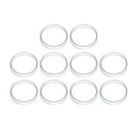 Kichvoe Lot de 10 Boîtes de Pétri en Verre Borosilicat Transparent Résistant la Chaleur pour Expériences et Analyses Biologiques en Laboratoire