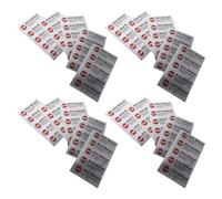 Kichvoe Lot de 100 Autocollants pour Boîte aux Lettres Extérieur, Panneau Autocollant Auto-adhésif en Papier Résistant au Soleil, pour Maison et Immeubles