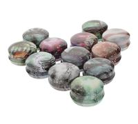 Kichvoe Lot de 12 Boîtes à Bougies Rondes en Métal Vintage, Petits Contenants DIY pour Fabrication Bougies Parfumées, Boîtes Rechargeables en Fer Blanc, Coffret Pratique Style Aléatoire