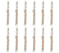 Kichvoe Lot de 12 Rouleaux de prière hébraïques pour Montant de Porte, décoration de Porte Religieuse juive avec bénédictions bibliques, décoration d'intérieur juive, Rouleaux de mezouzah