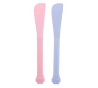 Kichvoe Lot de 2 cuillères doseuses pour Aliments pour Animaux - Cuillère à friandises à Long Manche pour Chat - Outil pour Ouvrir Les boîtes de Conserve - Accessoires d'alimentation pour Chat