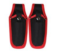 Kichvoe Lot de 2 Housses en Toile Rouge pour Sécateur de Jardin à Main, Protection Légère et Résistante, Étuis Multifonctions pour Ciseaux de Taille, Accessoires Pratiques pour Jardinage