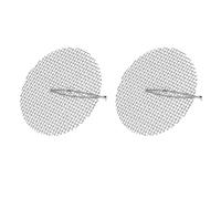 Kichvoe Lot de 2 Inserts de Bec de Bouilloire en Acier Inoxydable, Passoires à Thé à Maille Fine Rondes, Filtres à Théière Anti-obstruction pour Infusion Maison, Bureau et Salon de Thé