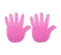 Kichvoe Lot de 2 Mains en Mousse pour Pom-Pom Girls, Accessoires de Mains en Mousse pour Les Fans de Sport, Les fêtes Sportives, Les célébrations d'équipe et Les photomatons pour Les fêtes