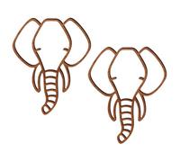 Kichvoe Lot de 2 Panneaux Muraux en Bois de Tilleul 3d Animaux Cartoon, Décoration Murale pour Chambre D'garçon et Filles, Art Mural en Bois Naturel, Décor Charmant et Facile à Installer