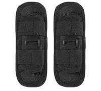 Kichvoe Lot de 2 pochettes pour lampe torche, support de lampe torche rotatif à 360° pour ceinture de service, étui de transport avec clip pour accessoires de ceinture de service, 14,5 x 5,5 cm