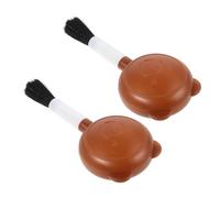 Kichvoe Lot de 2 Souffleurs d'air Compacts Brosse Douce Souffleurs de Poussière Solide en Plastique pour Nettoyage Précis D'appareils Photo et Claviers Outil Portable pour Usage