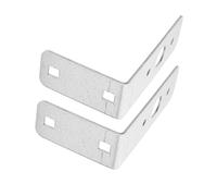 Kichvoe Lot de 2 Supports en Cornière Galvanisée en L pour Feu Arrière de Remorque, Fixation Triangulaire Réglable, Compatible Camions et Bateaux, Résistance aux Intempéries, Accessoires