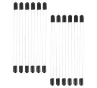 Kichvoe Lot de 20 Tubes à Parfum Transparents 230x12 Mm en Plastique Rigide, Porte-échantillons de Parfum Portable, Récipient Étanche pour Rangement et Transport D’Parfum, Usage