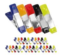 Kichvoe Lot de 30 pinces à ressort métalliques pour le travail du bois - Mini pinces à ressort polyvalentes pour les projets de jardinage, les fournitures de bureau, les fonds photographiques et