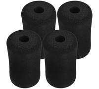 Kichvoe Lot de 4 Manchons en Mousse de Remplacement Universels pour Rouleau de Massage Abdominal, Tube en Mousse Épais 22 Mm X 135 Mm X 75 Mm, Accessoires Fitness pour Salle de Sport