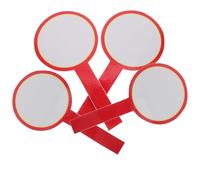 Kichvoe Lot de 4 Tableaux de Score en Mousse Blanche Effaçables à Sec, Pratiques et Sûrs pour Événements Sportifs, pour Notation et Vote des Juges