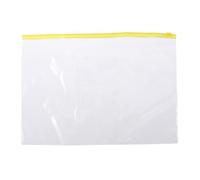 Kichvoe Lot de 40 Pochettes Plastiques A5 en Pvc Fermeture Éclair Renforcée, Organiseurs de Documents Résistants à L'huile, pour L'école Train
