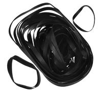 Kichvoe Lot de 50 Courroies en Caoutchouc pour Remplacement Courroie de Cassette, Compatibles Lecteurs Vidéo et VCR, Opération Stable Bruit, Couleur Noire