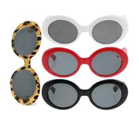 Kichvoe Lunettes de Soleil pour Chiens et Chats Petites en Pc, Lunettes Rondes pour Chiens Protection L’éblouissement, Vacances et Activités Extérieures