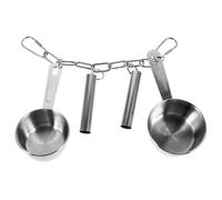 Kichvoe Mâcher en Acier Inoxydable Résistant pour Perroquets et Petits Oiseaux, Suspendu pour Cage, Deux Pièces de Taille Aléatoire, Déchiquetage et Accessoire pour Oiseaux en Cage