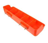 Kichvoe Mangeoire à Porcs Murale en Plastique Multi-Compartiments Bords Arrondis pour Élevages Porcins, Adaptée pour Porcs -nés en Ferme D'élevage, Approvisionnement et Partage Multiple