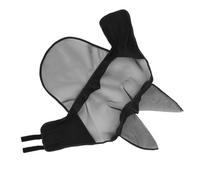 Kichvoe Masque Facial pour Cheval à Couverture Complète, Protection UV | Maille Polyester Respirante, Style Rétro Noir, pour Cheval et Âne au Pâturage, Entretien Facile