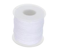 Kichvoe Mèche de Bougie Ronde, Mèche en Coton Blanche, Allumage Fluide, Meilleure Tenue Verticale, pour Cire de Coco et Paraffine, Bougies Parfumées de Bureau, DIY