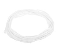 Kichvoe Mèche de Lampe à Huile en Coton Blanc Tressée Ronde de 5 Mm X 5 M, Taille Pratique pour Lampe à Pétrole, pour Fabrication Artisanale DIY