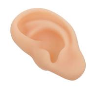 Kichvoe Modèle D'oreille en Silicone Réaliste Beige, Pratique et Sûr, pour Enseignement de L'anatomie Humaine et Pratique Médicale Professionnelle