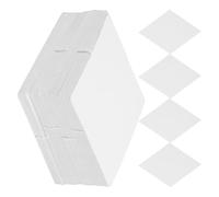 Kichvoe Modèles de Papier Diamant Blanc 100pcs pour Patchwork Réutilisables Faciles à Utiliser, Gabarits en Papier pour Couture et Projets Créatifs de Quilting