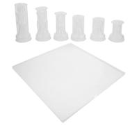 Kichvoe Moule Échec Résine Epoxy en Silicone Flexible, Résistant la Déformation, pour DIY et Jeux en Famille, Set Complet pour Pièces D'échecs 3D