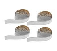 Kichvoe Moulures de Plinthe Autocollantes en Écume Blanche, 4 Rouleaux Flexibles, Protection les Chocs, Décoration Murale et Plafond pour Intérieur Minimaliste