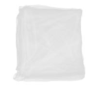 Kichvoe Moustiquaire Extérieure Blanche pour Pergola DIY 2,4x10m en Polyester, Coupe-Vent et Portable Câbles Épaisses et Sangles Multipoints pour Balcon et Jardin