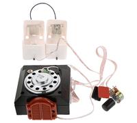 Kichvoe Mouvement D'horloge Murale de Remplacement à Coucou Vintage en Plastique Noir, Mécanisme Silencieux pour Horloge Suspendue, Adapté pour Maison ou Magasin