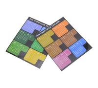 Kichvoe Onglets Mensuels Autocollants pour Agenda 2026, Lot de 2 Set de Set de Feuilles Colorées Multifonctions, Onglets D’organisation Adhésifs pour Planification Scolaire,