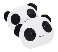 Kichvoe Oreiller Cervical Voiture 2 Pièces Coussins Doux Coton pour Appui-Tête Siège Auto et Voyage Longue Durée