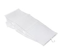 Kichvoe Organisateur Suspendu pour Paquet à Main Blanc 3 Couches 6 Compartiments en Nylon Transparent pour Placard, Rangement Maison Pratique et Compartiment Main Polyvalent