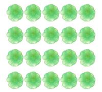 Kichvoe Ornement en Résine Posture Créative Feuille de Lotus 20 Pièces Apparence Délicate Décoratif pour Aquarium et Bureau Décoration Vivante pour Animaux