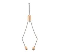 Kichvoe Outil de Montage de Mouches en Acier Inoxydable Portable Pêche la Mouche et Leurres, Accessoire Indispensable pour Débutants et Passionnés