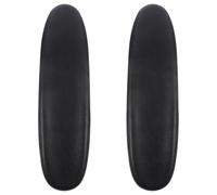 Kichvoe Paire de Coussins Accoudoirs pour Chaise de Bureau en PU Noir, Confort Maximal et Praticité, pour Femmes Enceintes et Personnes Blessées Couleur Aléatoire