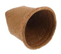 Kichvoe Panier à Linge Tressé Rotin Panier De Rangement Pratique Pour Vêtements Design Élégant Et Naturel Pour Maison Restaurant Et Hôtel Petite