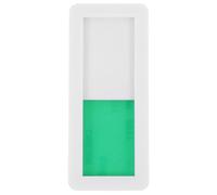 Kichvoe Panneau de Porte Coulissant Blanc en Pmma Indicateur D'état pour Salle de Conférence, Résistant aux Rayures, Style Élégant pour Lieu de Travail