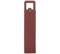 Kichvoe Paquet à Vin en Cuir Marron Chic pour Bouteilles, Paquet Présent Réutilisable Élégant pour Fête, Protection Pratique et Style Distinctif